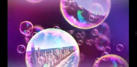 AE梦幻唯美星河泡泡视频