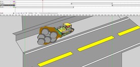 道路维修工程推土机流程29秒