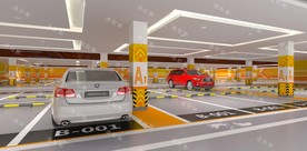 地下停车场3D模型