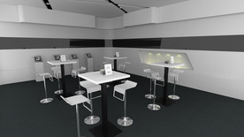 奥迪品牌休息区3D模型