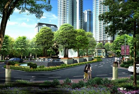 园林景观 住宅景观 园林效果图