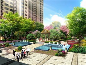 园林景观 住宅景观 园林效果图