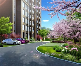 园林景观 住宅景观 园林效果图