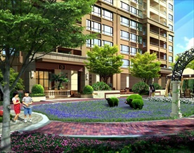 园林景观 住宅景观 园林效果图