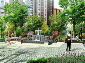 园林景观 住宅景观 园林效果图