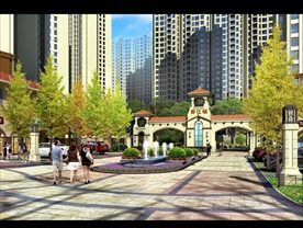 园林景观 住宅景观 园林效果图