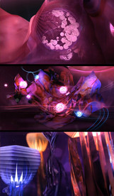 魔术形态光效灯笼视频素材