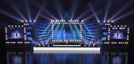 江西赣州群星演唱会舞美设计