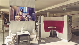 餐馆影院液晶电视效果图展示图片