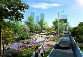 园林景观 住宅景观 园林效果图