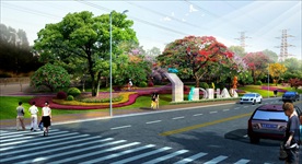 园林景观 住宅景观 园林效果图