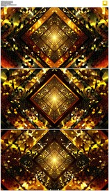 大气华丽金色颁奖隧道背景