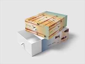 高清抽拉盒包装效果图智能样机