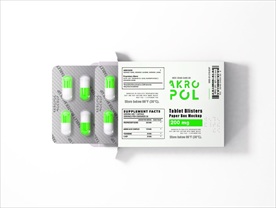 药品药盒包装效果图样机图片