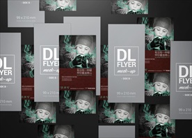 高档通用书签吊牌样机图片