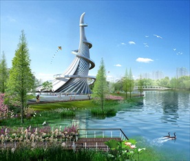 园林景观 住宅景观 园林效果图