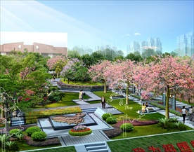 园林景观 住宅景观 园林效果图