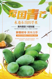 创意水果芒果宣传海报