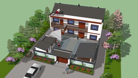 陕西风格民居建筑