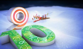 新年倒计时礼花动画AE模板