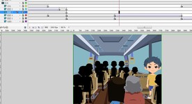 给老人让座的动画1分钟