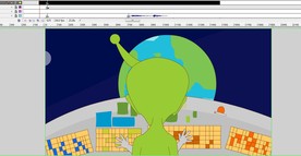 关于环保动画外星人93秒fla