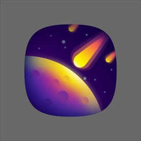 流星撞地球图标