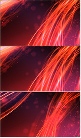 4K超清红色光带粒子动态背景