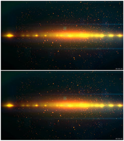 超清金色动态粒子背景视频