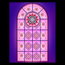 教堂玻璃窗设计