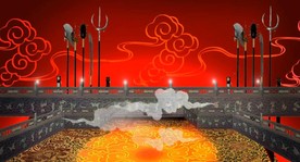 戏曲擂台比武台