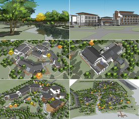 现代中式休闲度假酒店