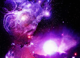 唯美星空装饰画壁画