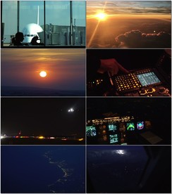 飞行员驾驶飞机