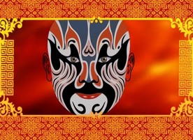 超长10分钟中国风京剧脸谱