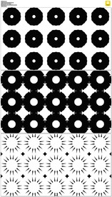 黑白圆形花纹动感背景视频