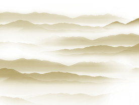 新中式手绘山水画