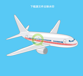 大飞机客机矢量图