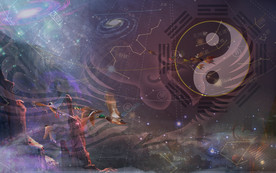 星辰   古镇朱雀图