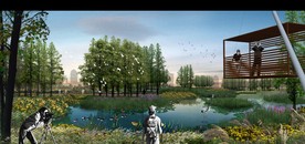 建筑景观效果图图片