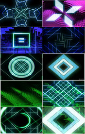 劲爆夜店动感DJ热舞VJ背景