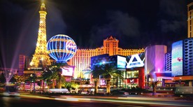 城市夜景霓虹灯