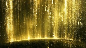 金色粒子瀑布 颁奖 年会 开场