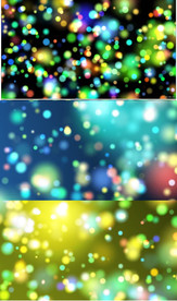 梦幻彩色光点闪烁唯美动态背景