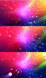 唯美光线浪漫彩虹粒子星光背景