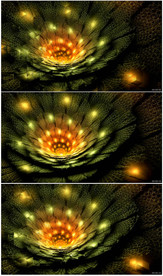 浪漫唯美梦幻金色花朵舞台背景