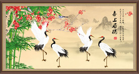 仙鹤图