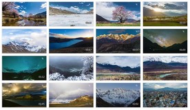 超级电视风光演示4K视频