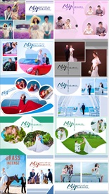 爱与你同在婚纱相册模版