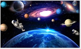星空外太空吊顶天顶背景墙壁画